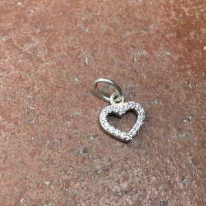 Authentic Pink Rhinestone Hanging Charm